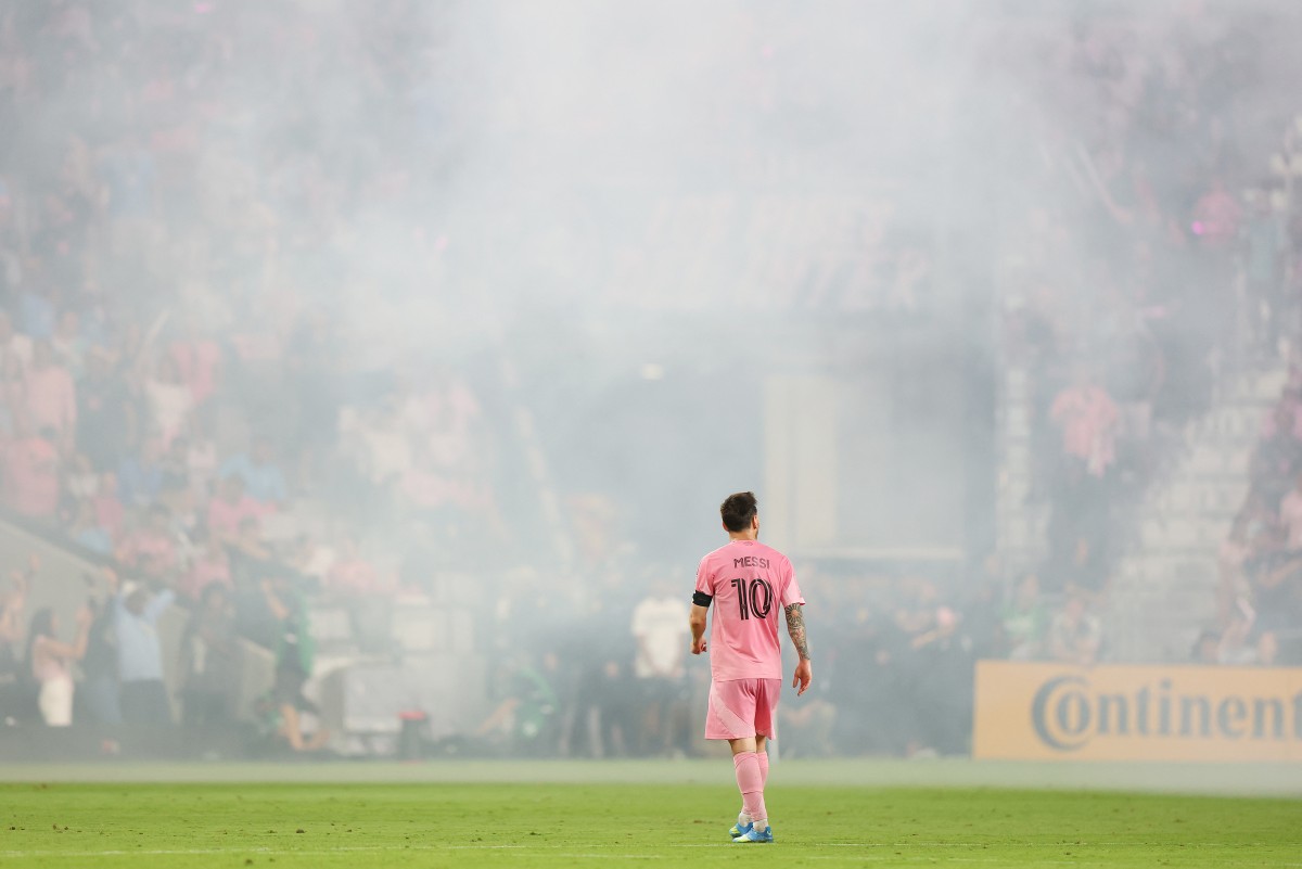 Messi made history with the first goal at Inter Miami's new stadium.