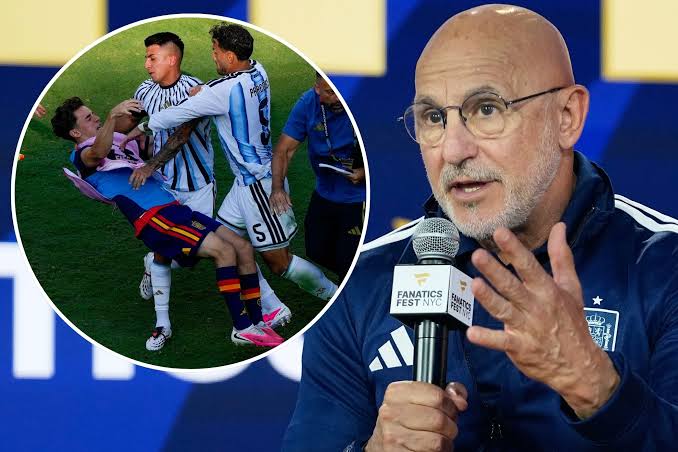 De la Fuente calls Argentina's post-final behaviour 'unacceptable'