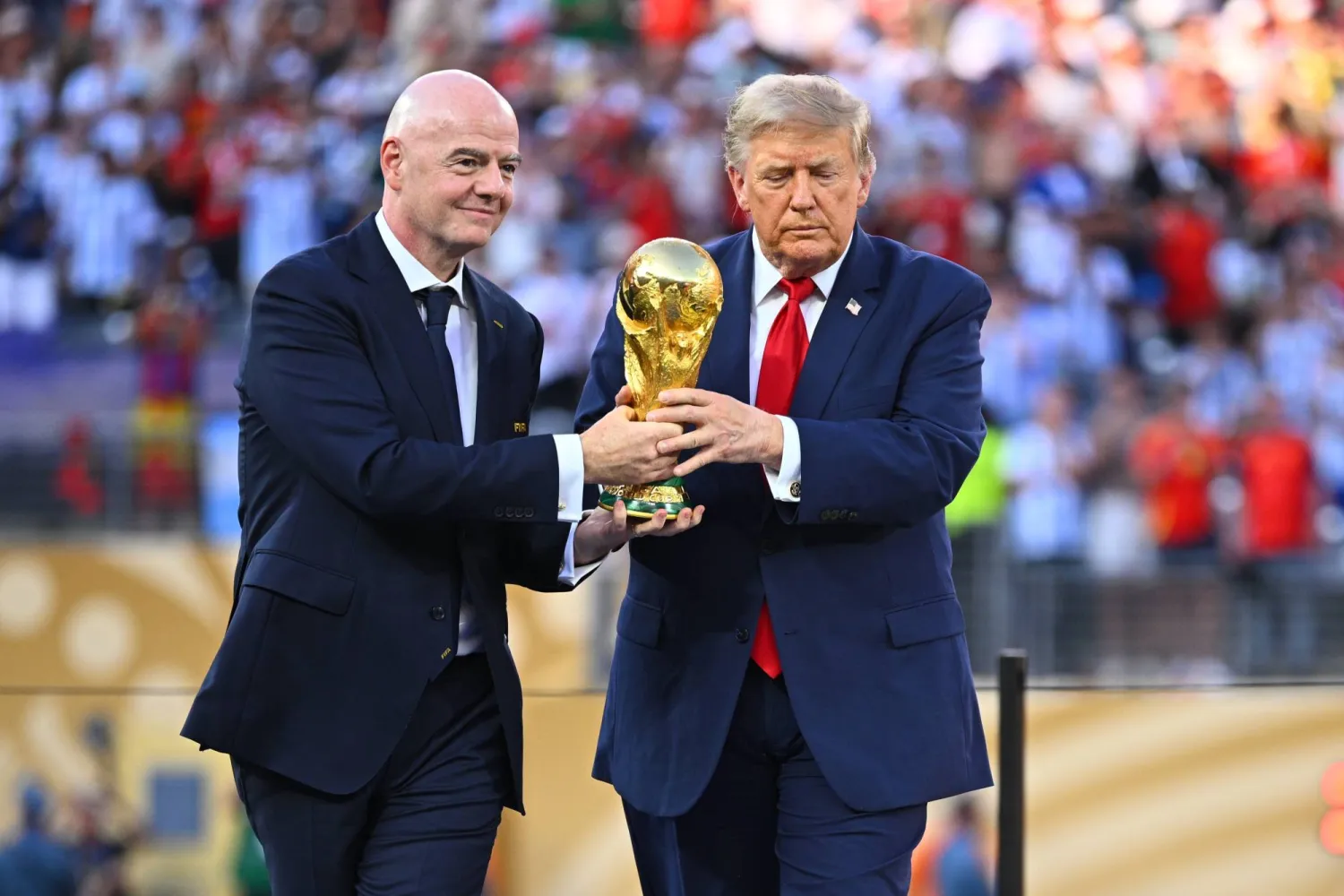 Infantino hits back at World Cup critics and says they are spreading hate