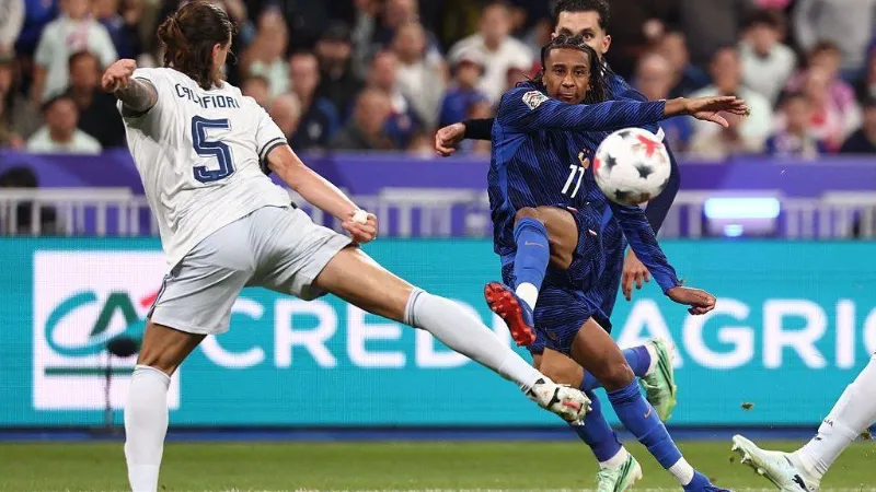 Olise stunner not enough as Italy hold France on Zidane’s home debut