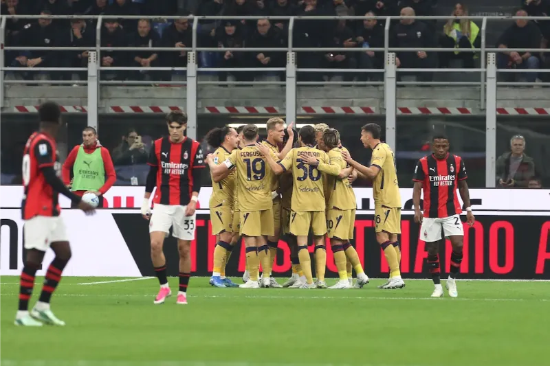 Bologna fight back to stun Milan 4-2 at San Siro