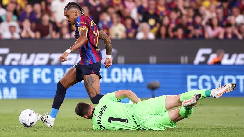 Barcelona cruise past Athletic Bilbao with Raphinha on target and Rodri unveiled