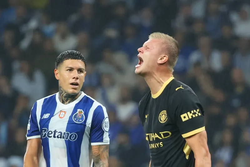 Manchester City survive Porto pressure as Haaland seals Champions League victory