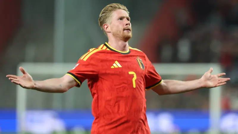 De Bruyne double inspires Belgium to commanding win over Turkey