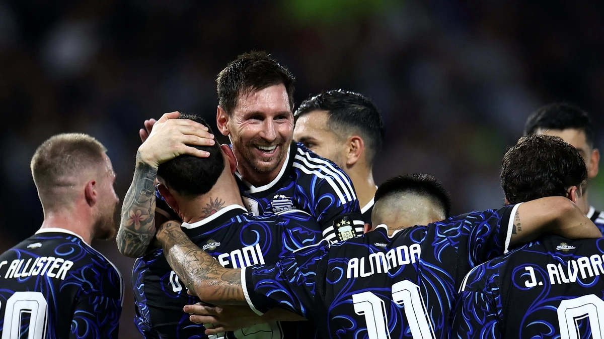 Messi once again scored to help Argentina secure a 5-0 victory against Zambia at home.