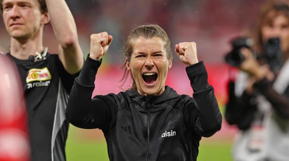 Eta celebrates first win as Bundesliga's first female head coach after Union beats Mainz