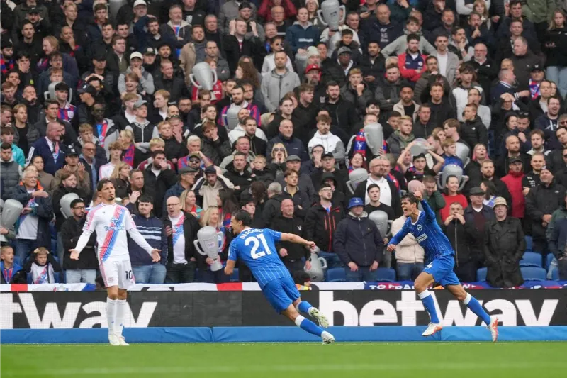 Brighton stun Palace with three early goals in five star derby win