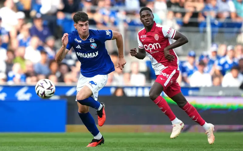 Monaco stay top of Ligue 1 after hard-fought draw at Strasbourg
