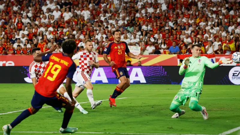 Spain sweep aside Croatia 4-1 as Yamal reaches international scoring milestone