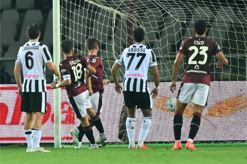 Torino edge Udinese to move 3 points clear of relegation zone