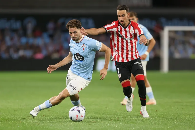 Explosive first half gives Athletic first victory of the season at Celta
