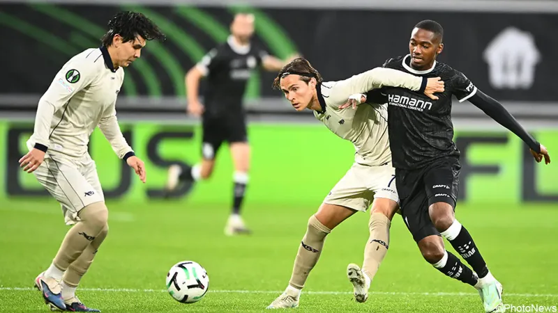 Gent break AGF resistance with decisive goal four minutes from time