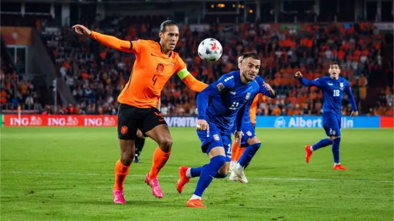 Netherlands move top after hard-fought victory over Serbia in Eindhoven