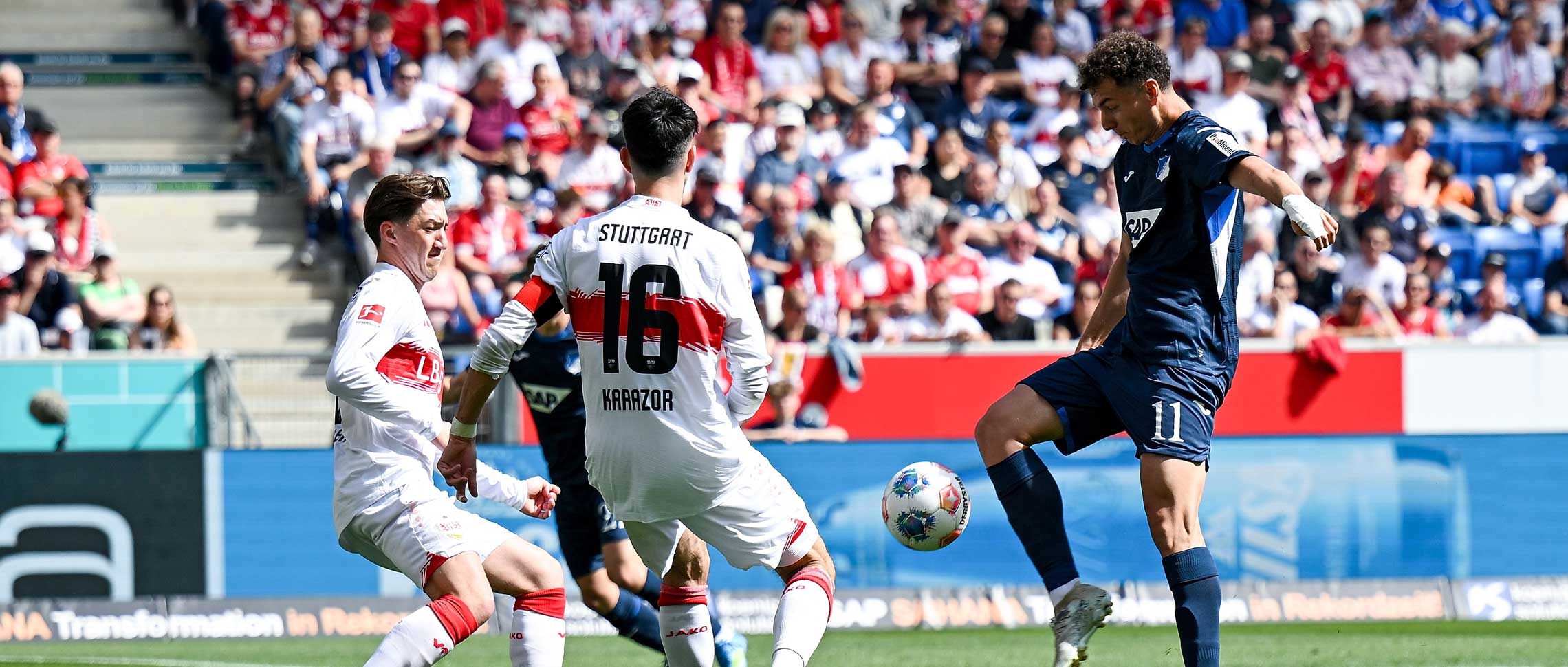 10-man Stuttgart strike at the death to crush Hoffenheim in a wild top-4 thriller