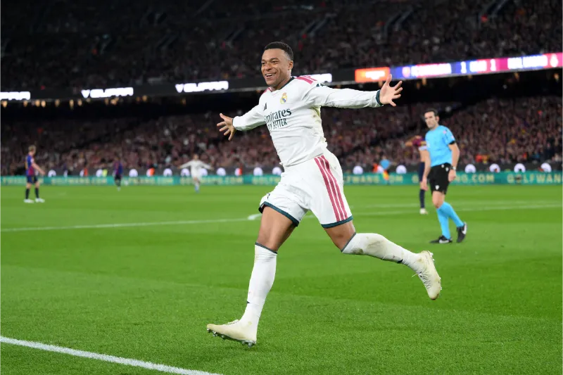Mbappe double gives Real Madrid dramatic Clasico victory at Barcelona
