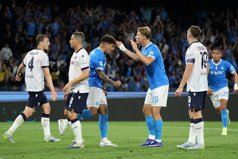 Napoli beat Bologna as Lobotka scores rare decisive goal