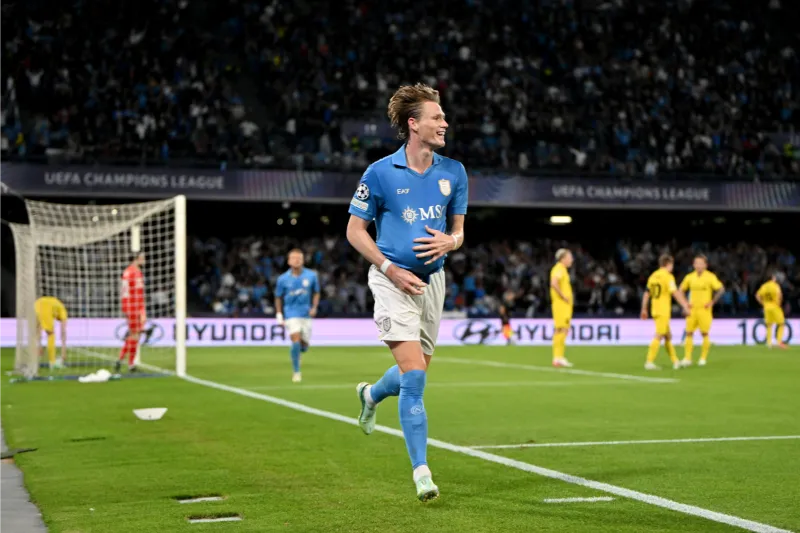 Napoli claim first Champions League points after dramatic win over Bodo/Glimt
