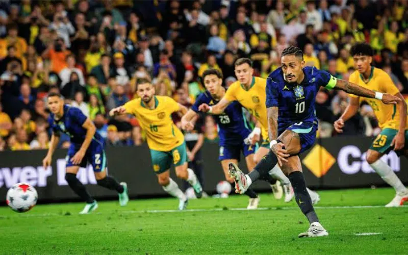 Brazil fight back to beat Australia 4-2 in thrilling Brisbane friendly