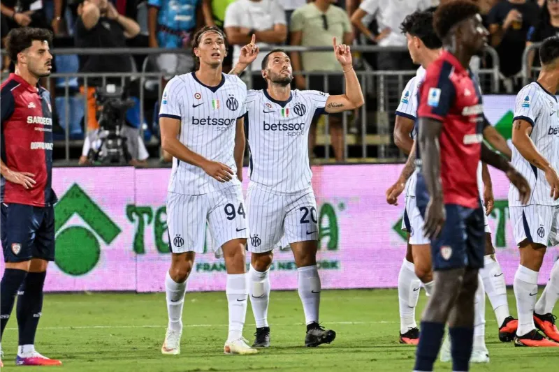 Inter edge Cagliari to keep perfect Serie A start alive