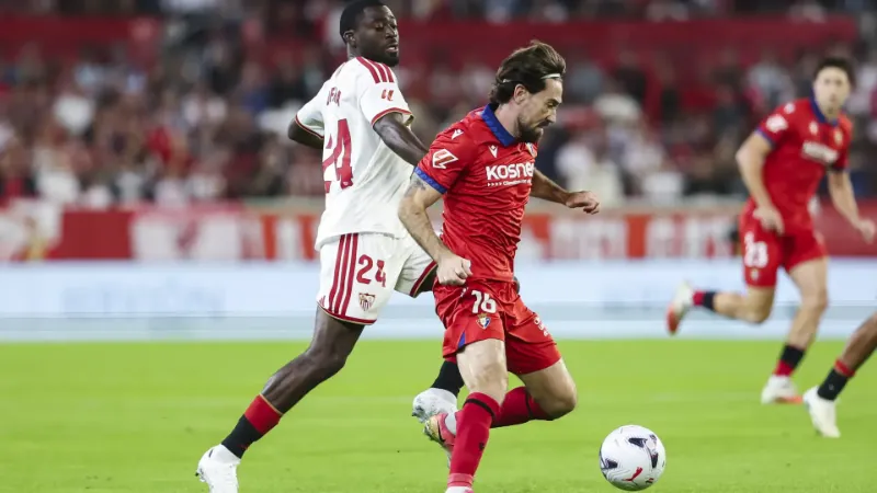 Sevilla strengthen top-six position with comfortable win over Osasuna