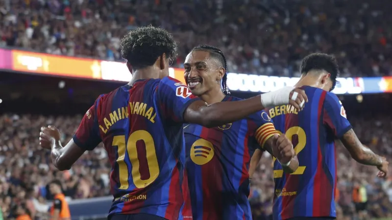 Yamal and Raphinha shine as Barcelona blast past Rayo in 7-goal thriller