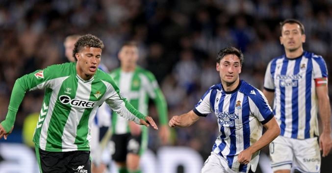 Sociedad roared back from 2-0 down to deny Betis a huge Champions League step.