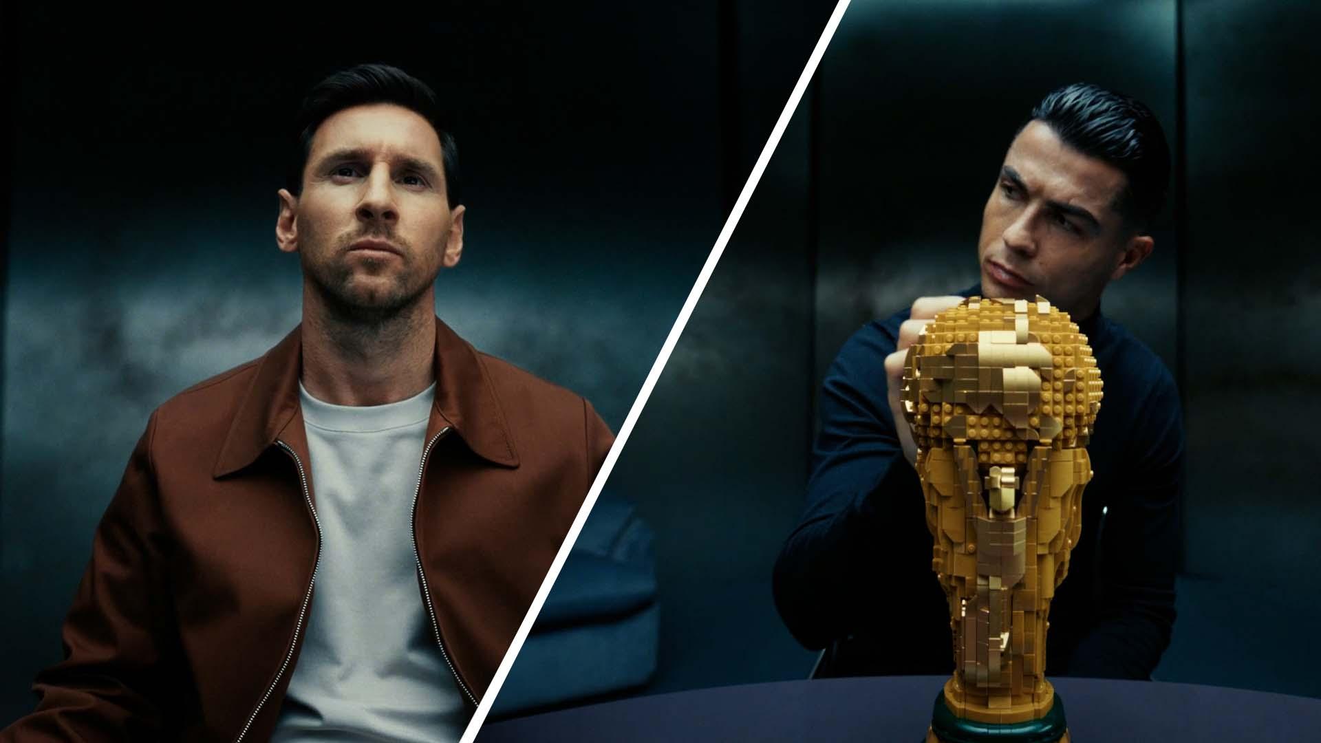 Ronaldo, Messi, Vinicius Junior and Mbappé have joined forces for a LEGO advertising campaign ahead of the World Cup.