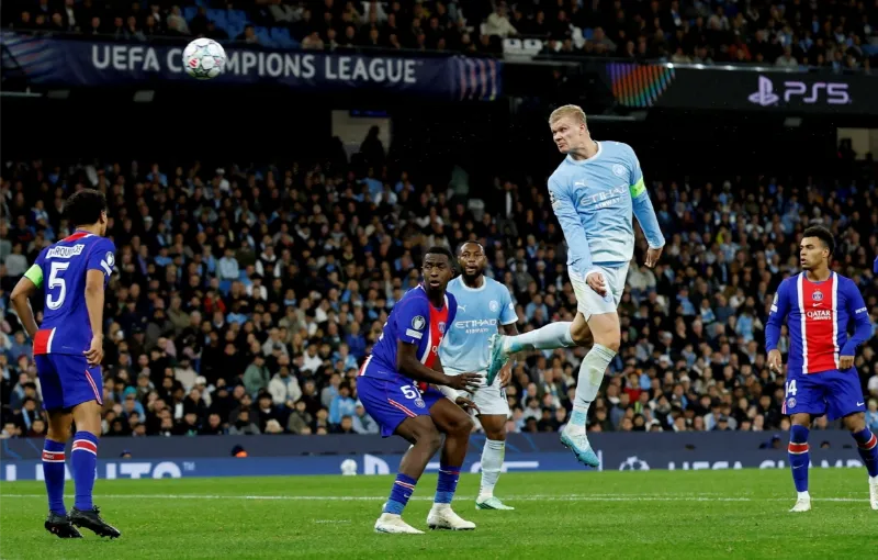 PSG overpower Manchester City despite record breaking Haaland double