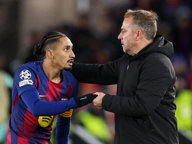 Flick hails Raphinha's return as a huge boost with Barcelona closing in on the LaLiga title.
