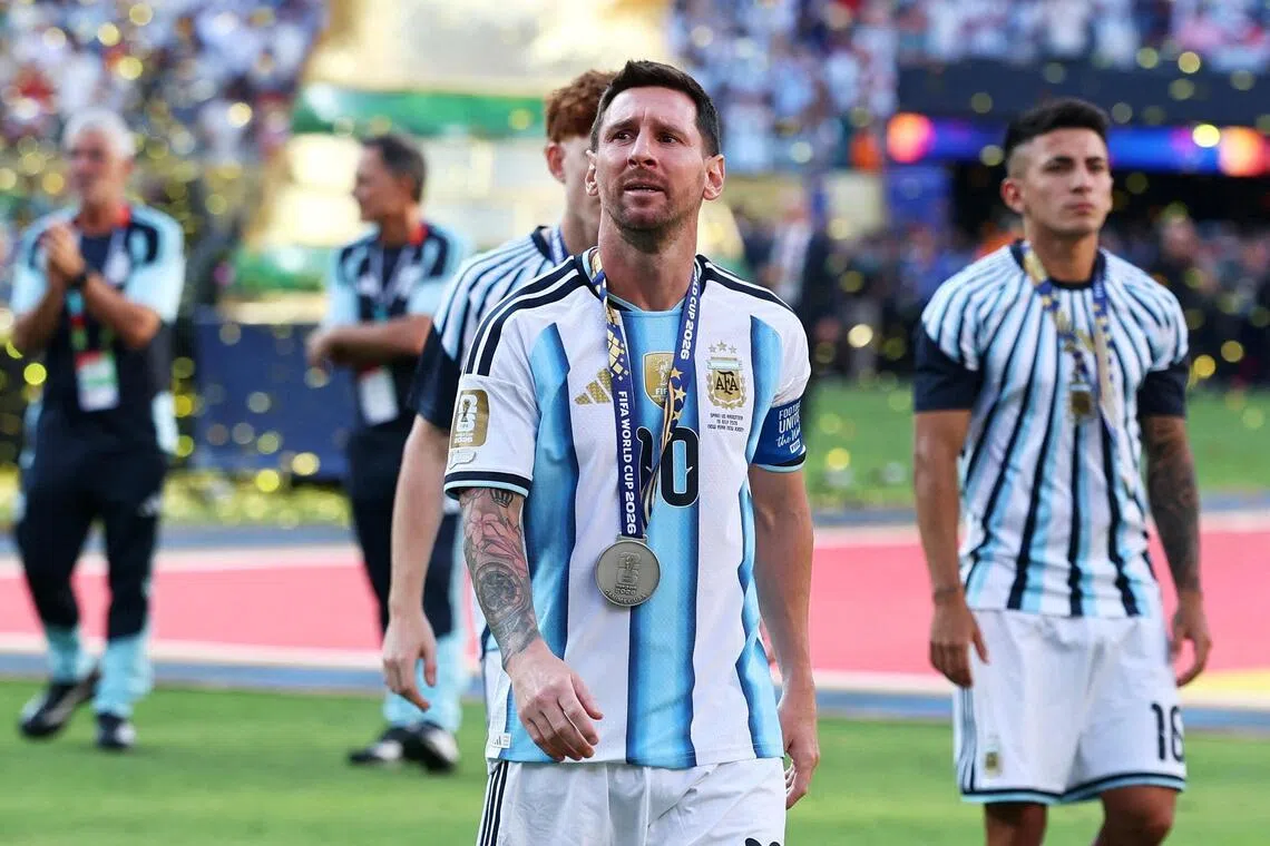 Argentina squad return home without Messi after World Cup final defeat