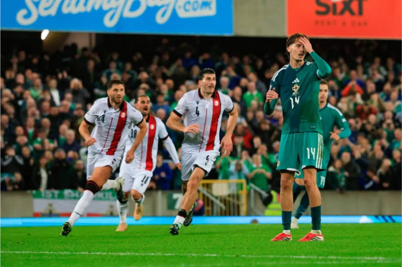 Mamardashvili saves late penalty as Georgia hold Northern Ireland